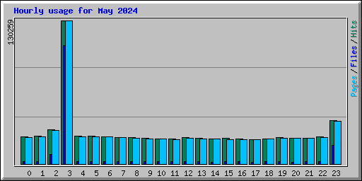 Hourly usage for May 2024